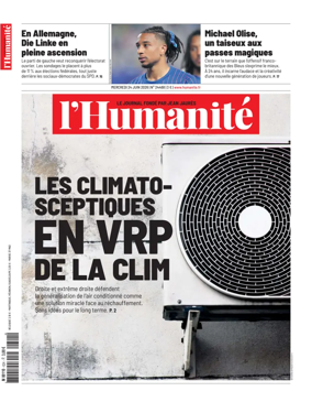 Cover of L'HUMANITE