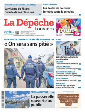 Cover of La Depeche Louviers
