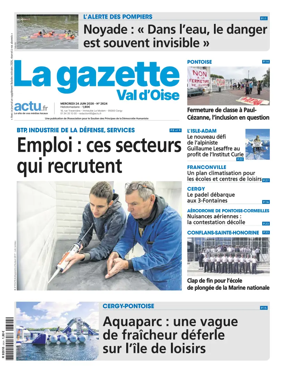 Cover of La Gazette Val d'Oise