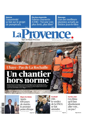 Cover of La Provence Alpes-de-Haute-Provence