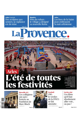 Cover of La Provence Arles