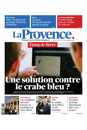 Cover of La Provence Martigues-Istres-Vitrolles-Marignane