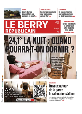 Cover of Le Berry Republicain