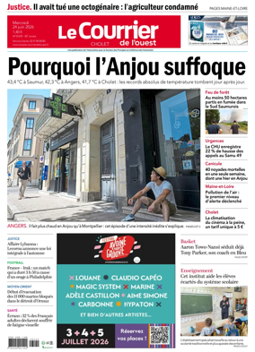Cover of Le Courrier de l’Ouest (Cholet)