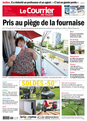 Cover of Le Courrier de l’Ouest (Deux-Sevres)