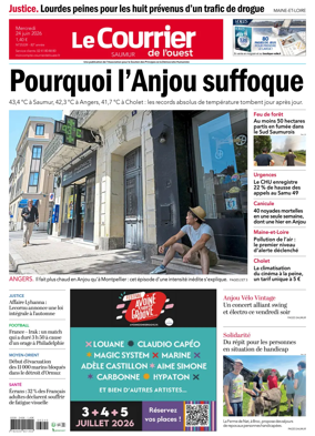 Cover of Le Courrier de l’Ouest (Saumur)