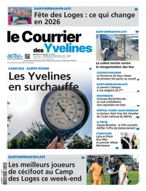 Cover of Le Courrier des Yvelines (Saint-Germain-en-Laye)