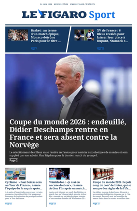Cover of Le Figaro Sport