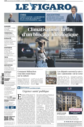 Cover of Le Figaro