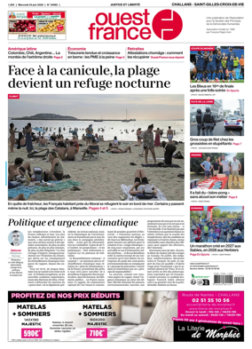 Cover of Ouest France (Challans / Saint-Gilles-Croix-de-Vie)