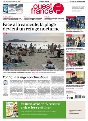 Cover of Ouest France (Loudeac / Rostrenen)
