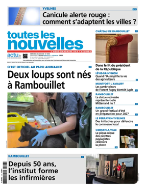 Cover of Toutes les Nouvelles (Rambouillet / Chevreuse)