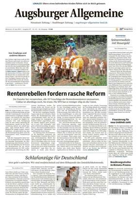 Cover of Augsburger Allgemeine (Land West)