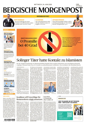 Cover of Bergische Morgenpost Wermelskirchen/Huckeswagen/Radevormwald