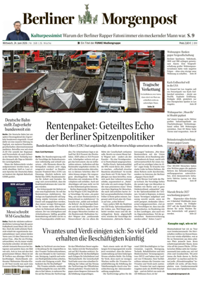 Cover of Berliner Morgenpost