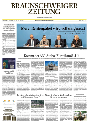 Cover of Braunschweiger Zeitung (Peine)