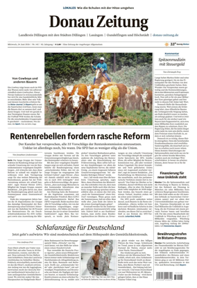 Cover of Donau Zeitung