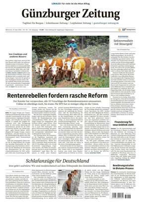 Cover of Guenzburger Zeitung