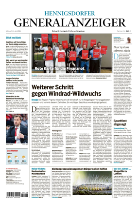 Cover of Hennigsdorfer Generalanzeiger