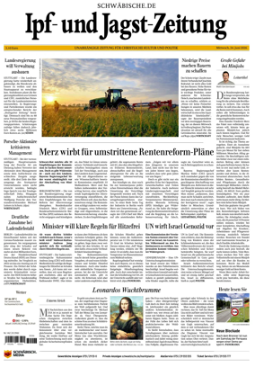 Cover of Ipf- und Jagst-Zeitung