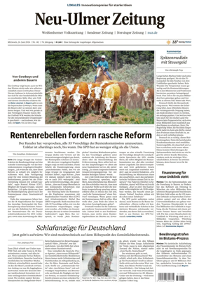 Cover of Neu-Ulmer Zeitung