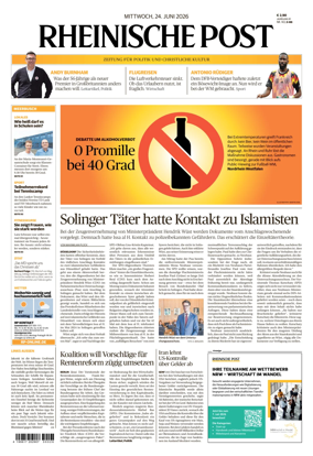 Cover of Rheinische Post Duesseldorf Meerbusch