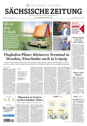 Cover of Sachsische Zeitung (Dresden)