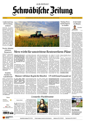 Cover of Schwabische Zeitung (Alb-Donau)