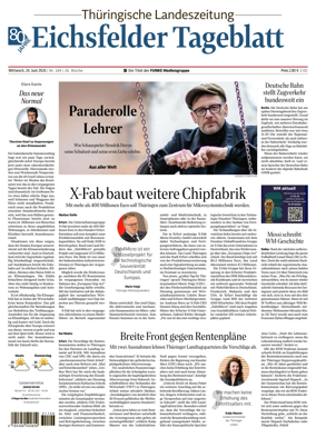 Cover of Thuringische Landeszeitung (Eichsfeld)