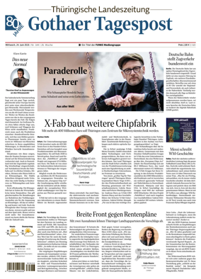 Cover of Thuringische Landeszeitung (Gotha)