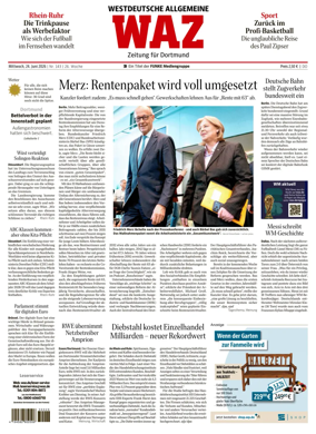 Cover of Westdeutsche Allgemeine Zeitung (Dortmund-Sud II)