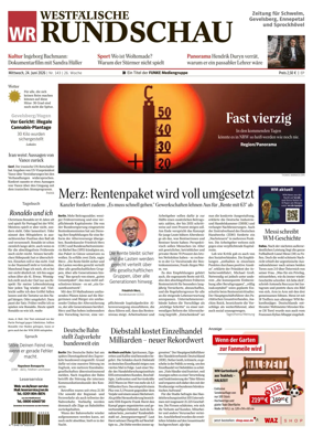 Cover of Westfalische Rundschau (Ennepetal)