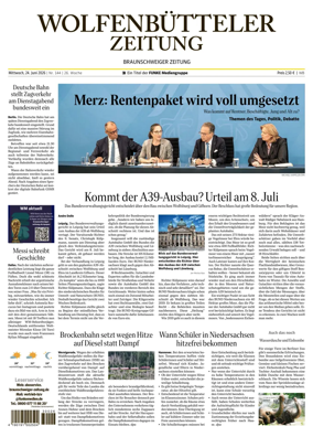 Cover of Wolfenbutteler Zeitung
