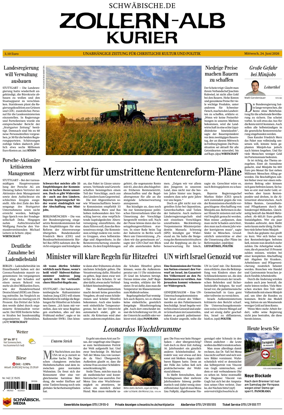 Cover of Zollern-Alb-Kurier (Balingen)