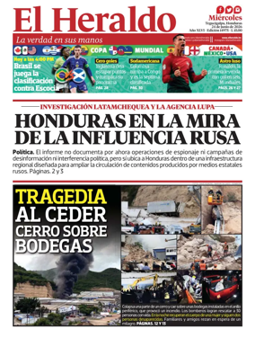 Cover of Diario El Heraldo