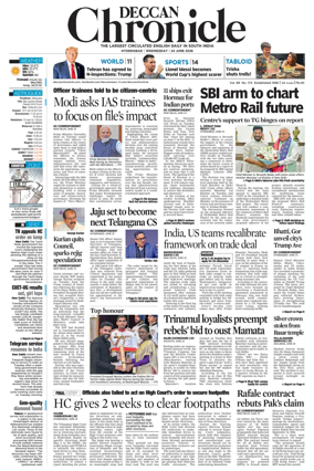 Cover of Deccan Chronicle