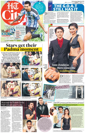 Cover of Hindustan Times (Lucknow) - Live