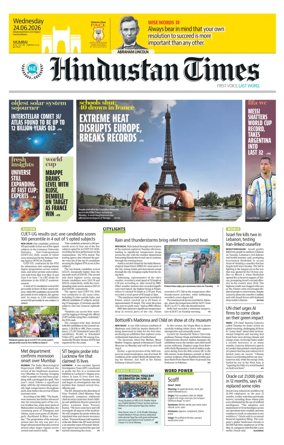 Cover of Hindustan Times (Mumbai) - School