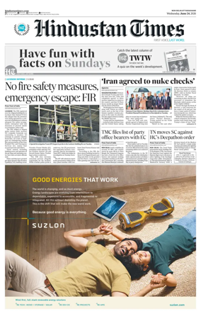 Cover of Hindustan Times Uttarakhand