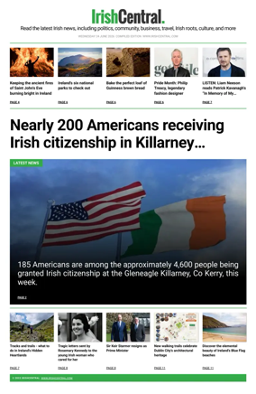 Cover of Irish Central
