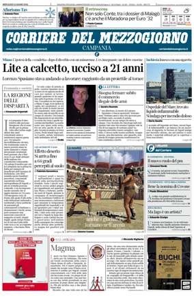 Cover of Corriere del Mezzogiorno (Campania)