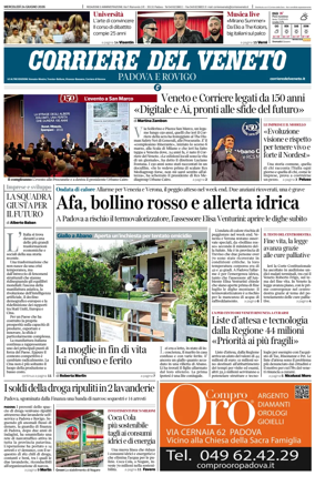 Cover of Corriere del Veneto (Padova e Rovigo)