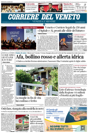 Cover of Corriere del Veneto (Venezia e Mestre)
