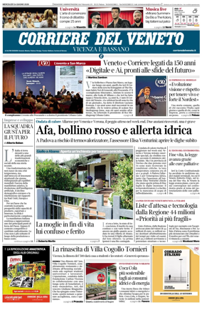 Cover of Corriere del Veneto (Vicenza e Bassano)