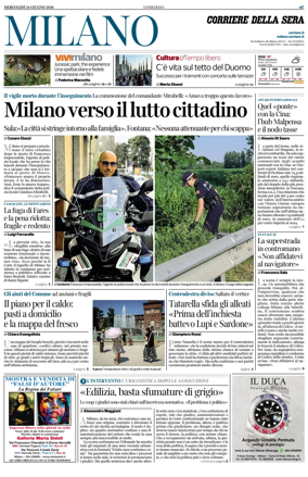 Cover of Corriere della Sera (Milano)
