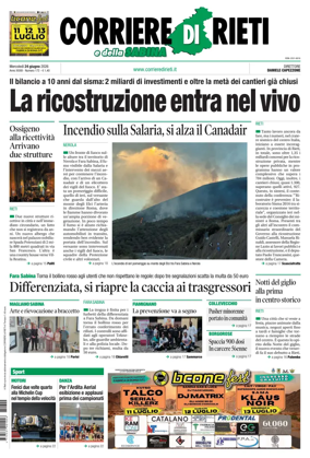 Cover of Corriere di Rieti