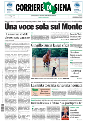 Cover of Corriere di Siena