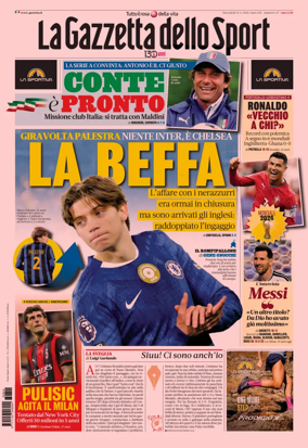 Cover of La Gazzetta dello Sport - Napoli