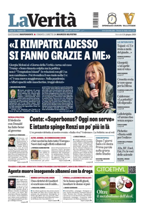 Cover of La Verita (Italia)