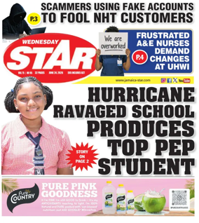 Cover of The Star (Jamaica)